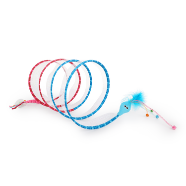 Modern Cat-Spiral Cat Tunnel Blue/Pink